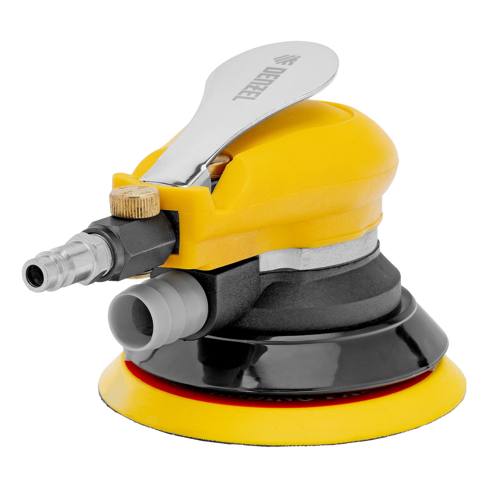 Эксцентриковая шлифовальная машина EPG125, 125 мм, 9000 об/мин, 5 мм, 113 л/мин Denzel 57492