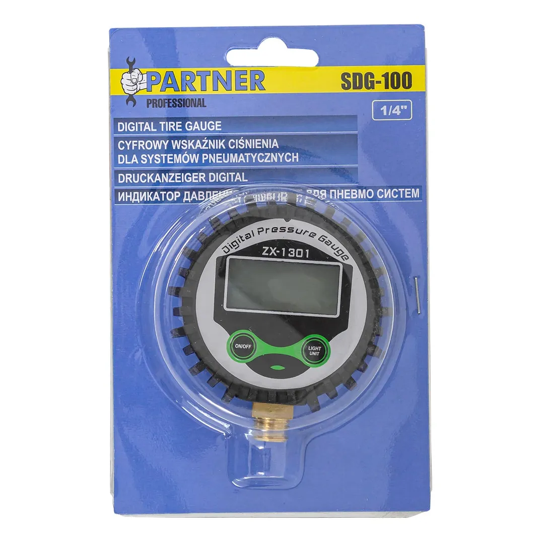 Индикатор давления цифровой для пневмо систем Partner PA-SDG-100