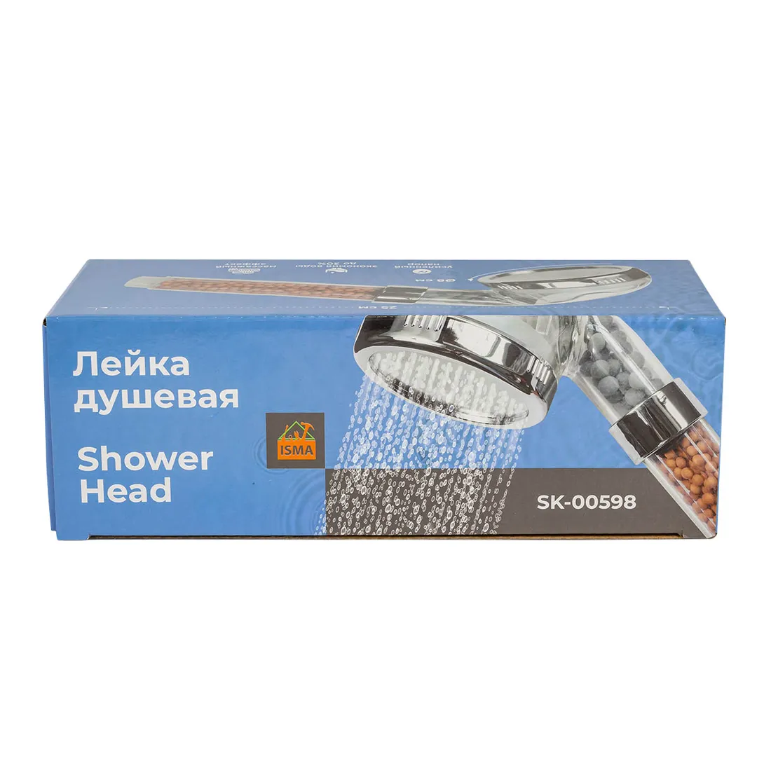 Лейка душевая, поликарбонат/нерж.сталь ISMA ISMA-SK-00598