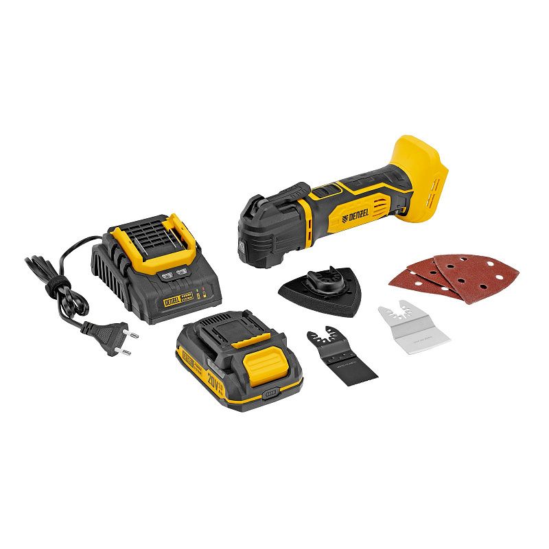 Инструмент многофункциональный аккумуляторный CMTH-20, Li-Ion, 20 В Denzel 28405