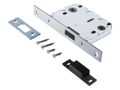 Защелка врезная межк. L7050-MS CP хром магн. под фикс. АЛЛЮР УЗК 11549