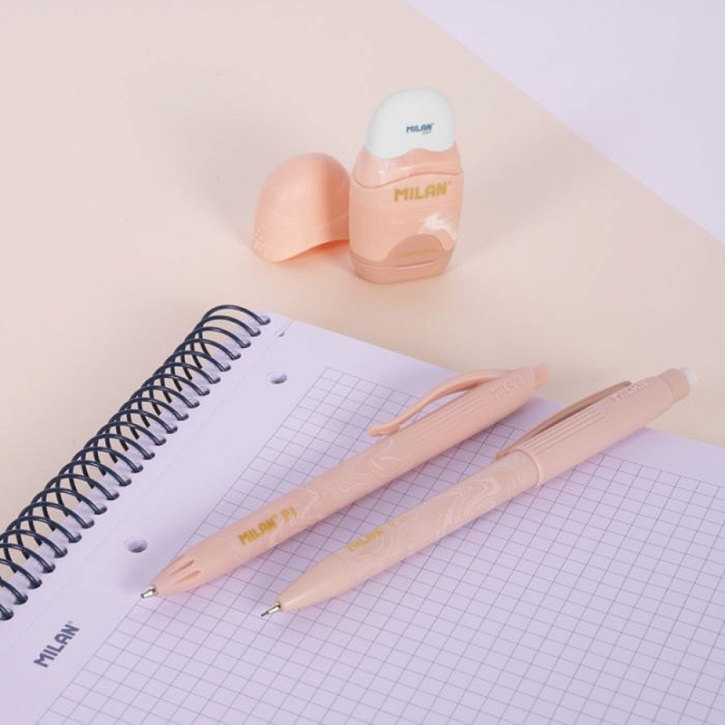 Точилка на 1 отверстие "Capsule Lava", с ластиком, ассорти