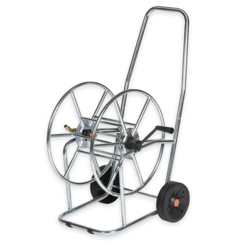 Тележка для поливочного шланга SOLID ZINK-CHROM 3/4'' 80 м. Bradas AG3318
