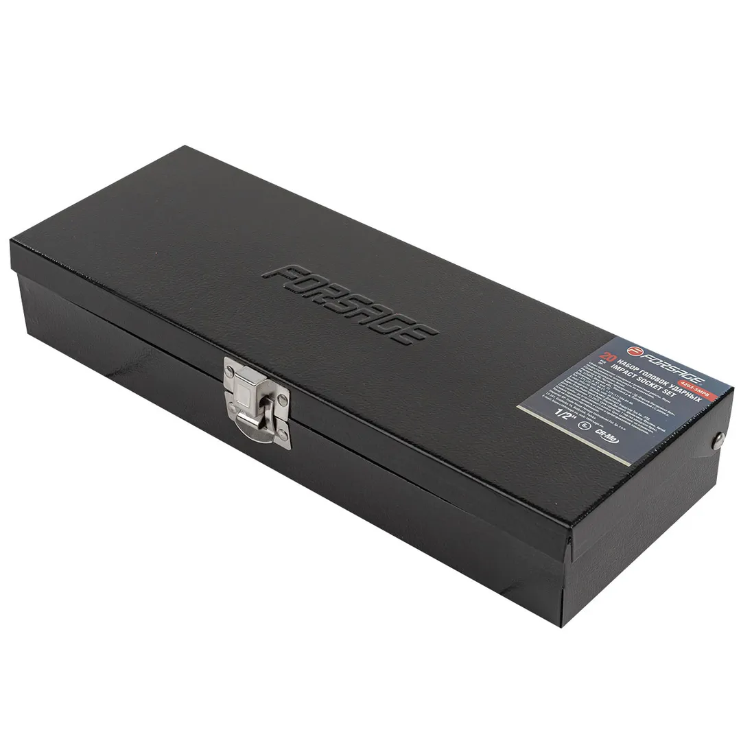 Набор ударных головок 8-32 мм 1/2'' 6-гр 20 пр Forsage F-4203-5MPB