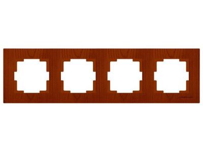 Рамка 4-ая горизонтальная вишня, RITA, Mutlusan 22208001456