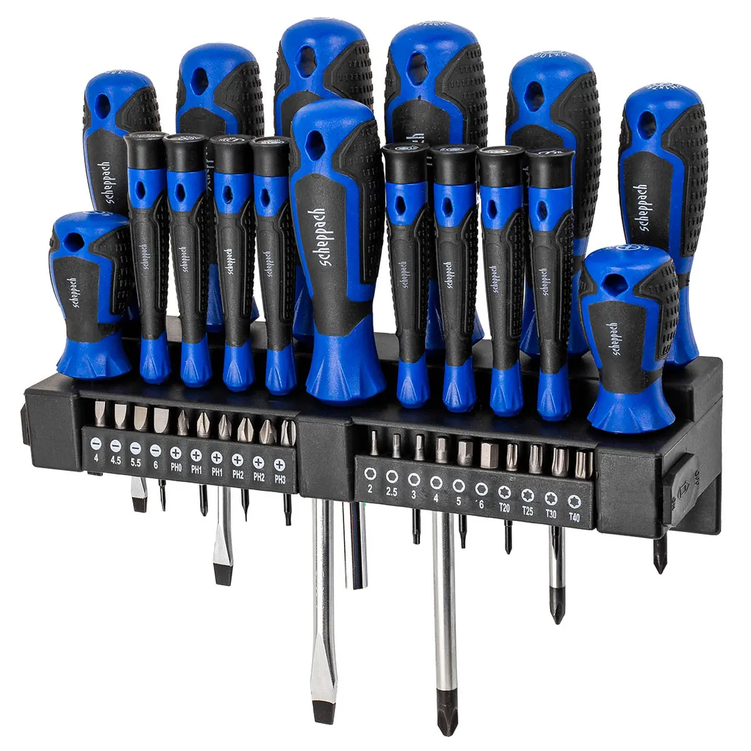 Набор отверток в комплекте с битами 37 пр Scheppach Sch-7037B