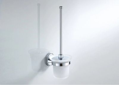 Туалетный ершик, сталь + стекло, хром Ledeme L1910