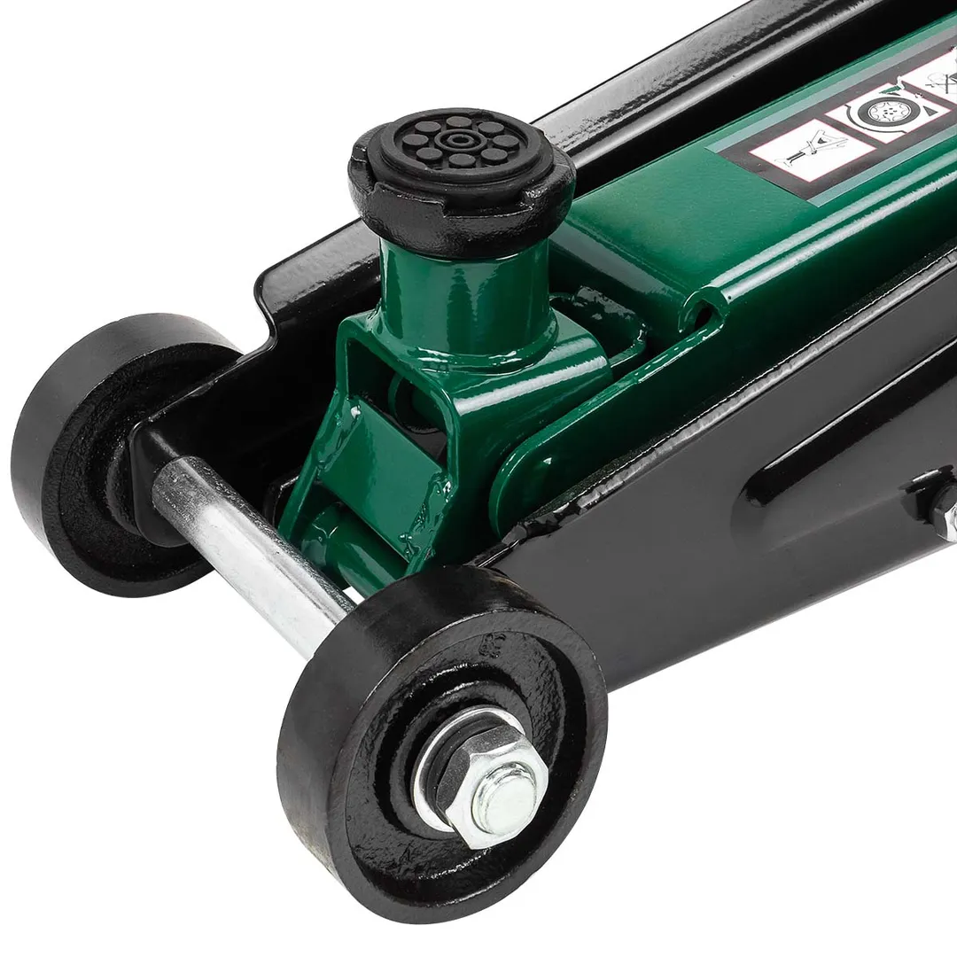 Домкрат подкатной гидравлический 3 т, с механизмом быстрого подъема и сменной надставкой, 150-530 мм RockForce RF-T83006B