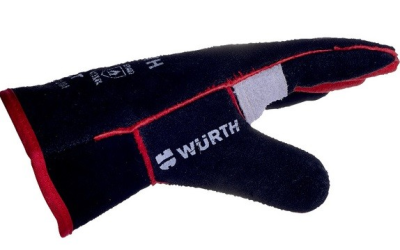 Перчатки защитные рабочие, HEAT, из нат. кожи (спилок), Ми,Тп400 WÜRTH 0984310001