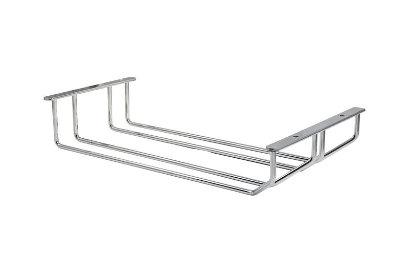 Держатель подвесной для бокалов однорядный 340*65*114, хром RU 104416