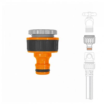 Адаптер для кранов с внешней резьбой G1/2"и 3/4" 21-26.5mm Daewoo Power DWC 1019