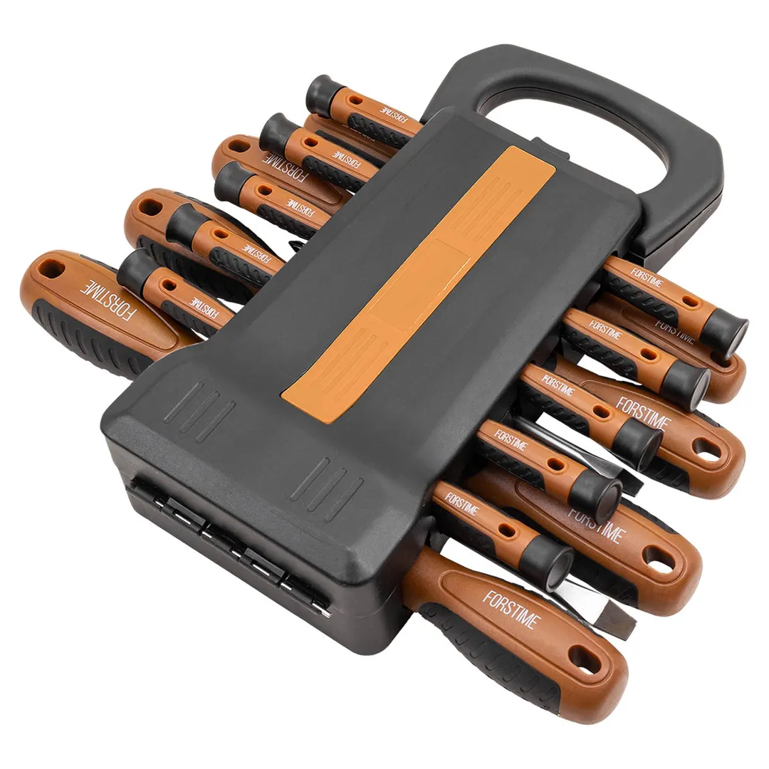 Набор отверток SL, PH, отверток для точных работ SL, PH, Torx, биты SL, PH, PZ, Torx, головки 7-13 мм 44 пр FORSTIME FT-7044