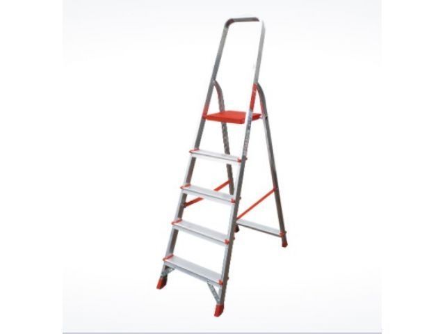 Лестница-стремянка алюм. проф. 103 см 5 ступ. 5,2 кг NV3110, макс. нагрузка - 225 кг Новая Высота 3110105