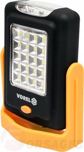 Фонарик светодиодный 20+3LED, 1.5V, 3хААА Vorel 82730