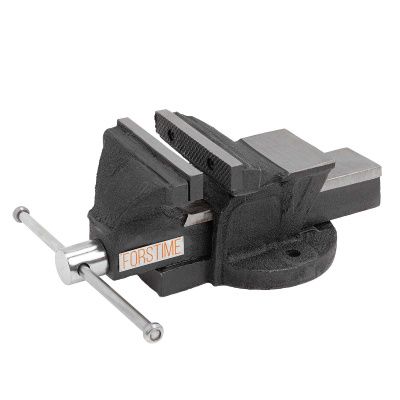 Тиски стальные с наковальней 4'' 100 мм FORSTIME FT-6540204