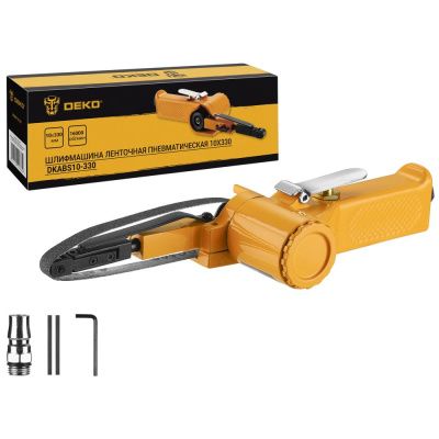 Шлифмашина ленточная пневматическая DKABS10-330, 10x330 мм DEKO 063-4383