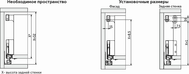 Рейлинг прямоугольный продольный Evolution L-550 белый SLIMBOX EVOLUTION 118284