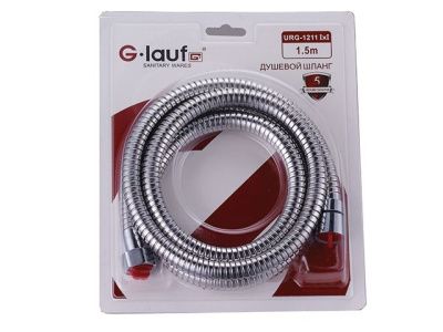 Душевой шланг в блистерной упаковке 1/2"х1/2" 150 см G.LAUF URG-1211ii150