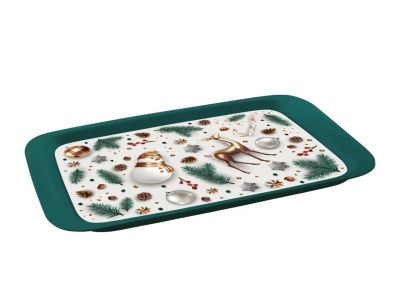 Поднос малый "Сказочный лес" 430×268 мм Полимербыт 4310191