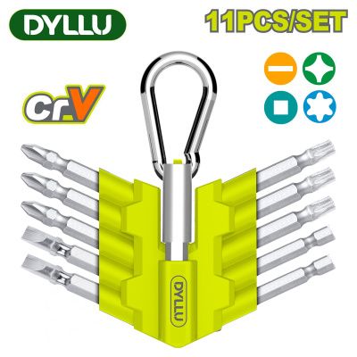 Набор бит PH, SL, Torx, Hex 1/4" 11 пр DYLLU DTBS1601