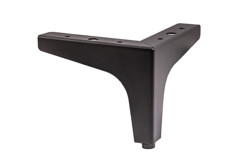 Опора мебельная мет. h100 угловая белый AKS 117404