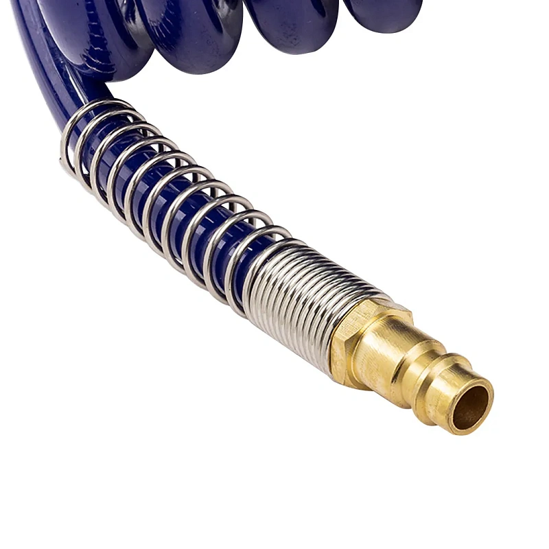 Шланг витой полиуретановый 8х12 мм, 15 м с быстроразъемами YATAFORCE YF-1208-15M