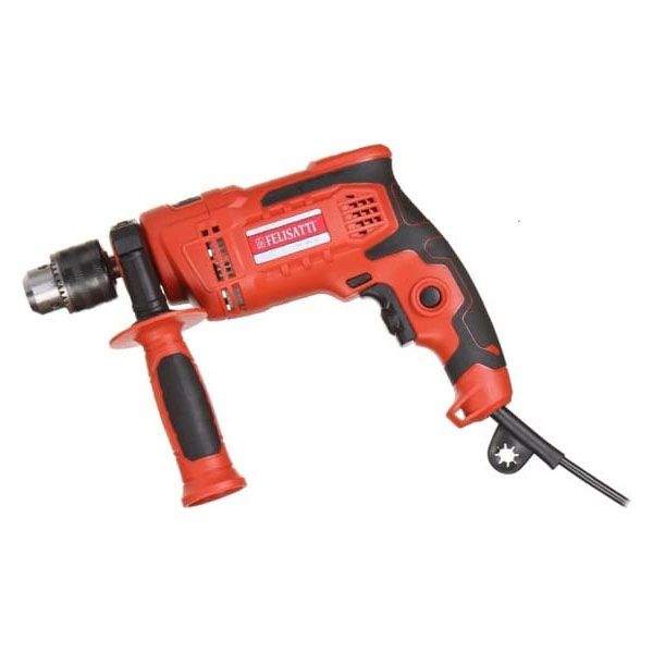 Машина ручная электрическая сверлильная, 710 Вт., 0-2800 об/мин., 44800 уд/мин., макс. диаметр сверления 13-30-13 мм Felisatti ДУ-13/710ЭР Felisatti