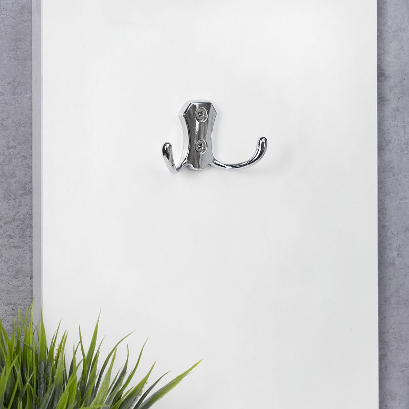 Крючок меб. двухрожковый мет. WP89 хром GRIDLI 54105