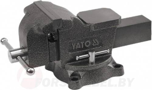Тиски слесарные 10 кг. 125 мм пов. 360 гр. Yato YT-6502