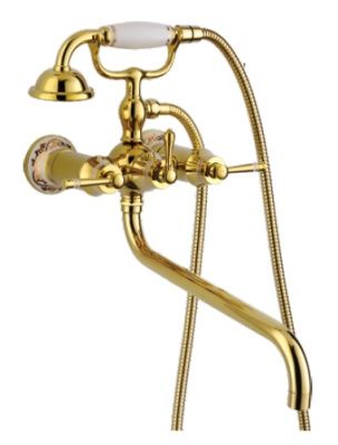 Смеситель для ванны, латунь, золото GERHANS K13120G