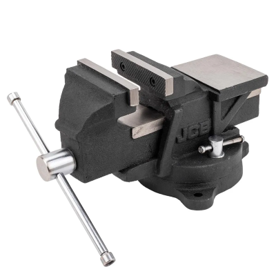 Тиски стальные поворотные с наковальней 100 мм JCB JCB-6540104