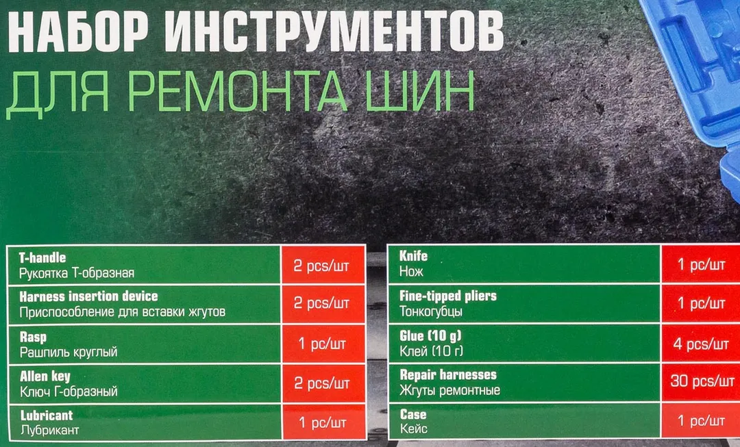 Набор для ремонта покрышек колес RockForce RF-STK-36