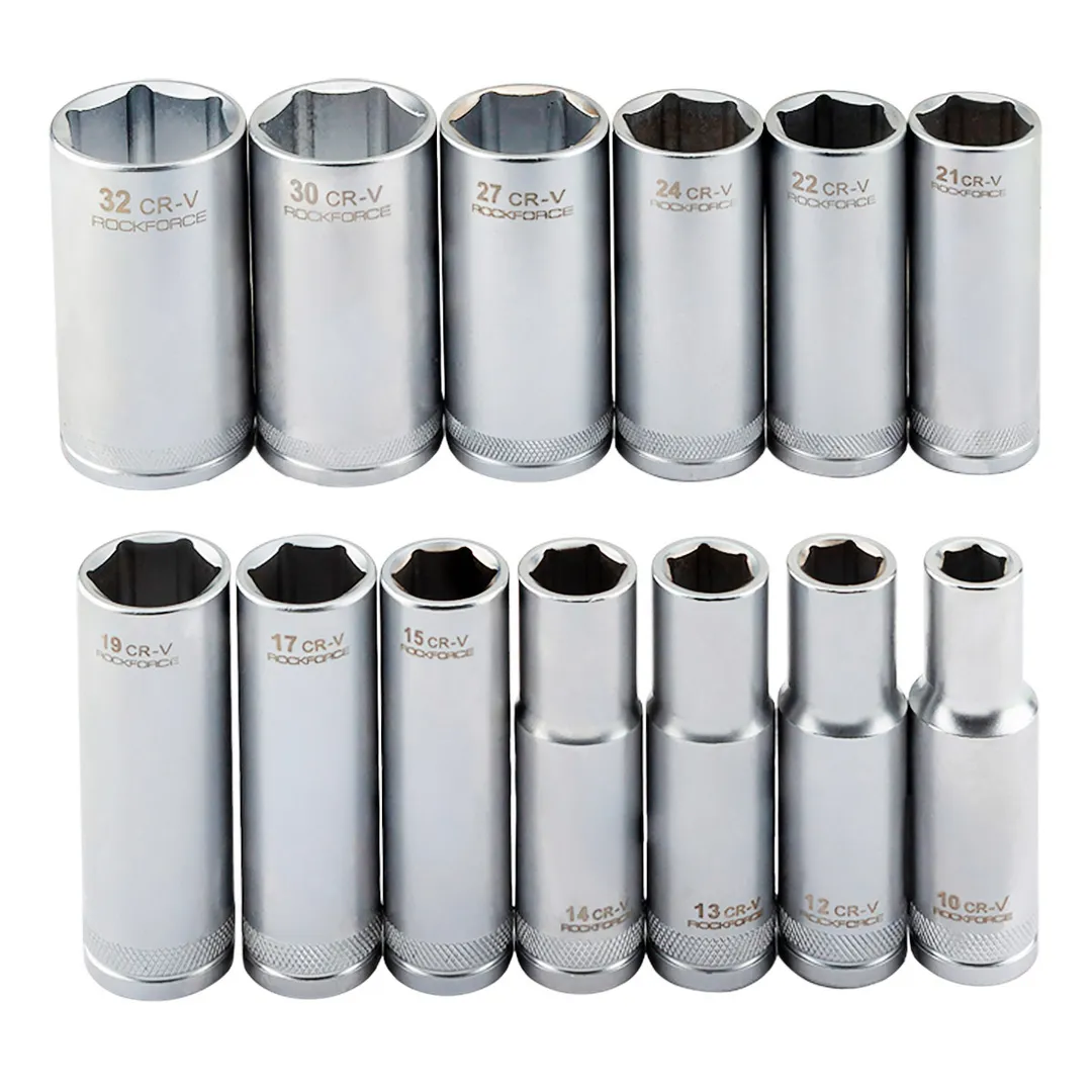 Набор глубоких головок 10-32 мм 1/2'' 6-гр 13 пр RockForce RF-4137 MSA