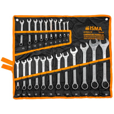 Набор ключей комбинированных 6-32 мм 22 пр ISMA ISMA-5221P