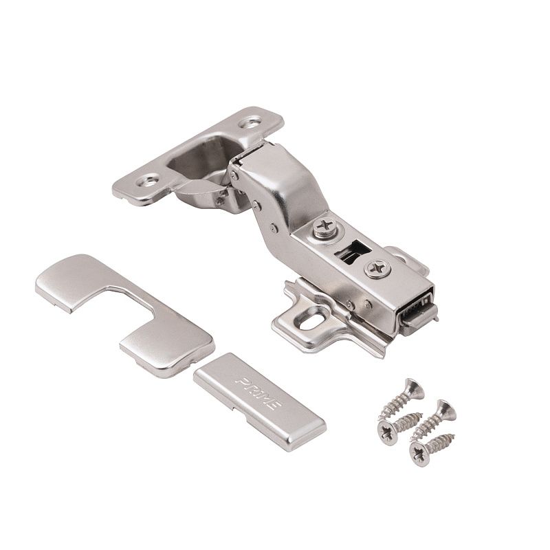 Петля внутренняя с доводчиком 45мм h0 clip-on, саморезы, заглушки, упак 2 шт., PRIME by AKS 112649