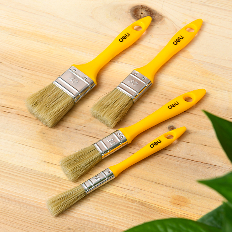 Кисть малярная Deli YS EDL509139, плоская, 4-100 мм, смешанная щетина