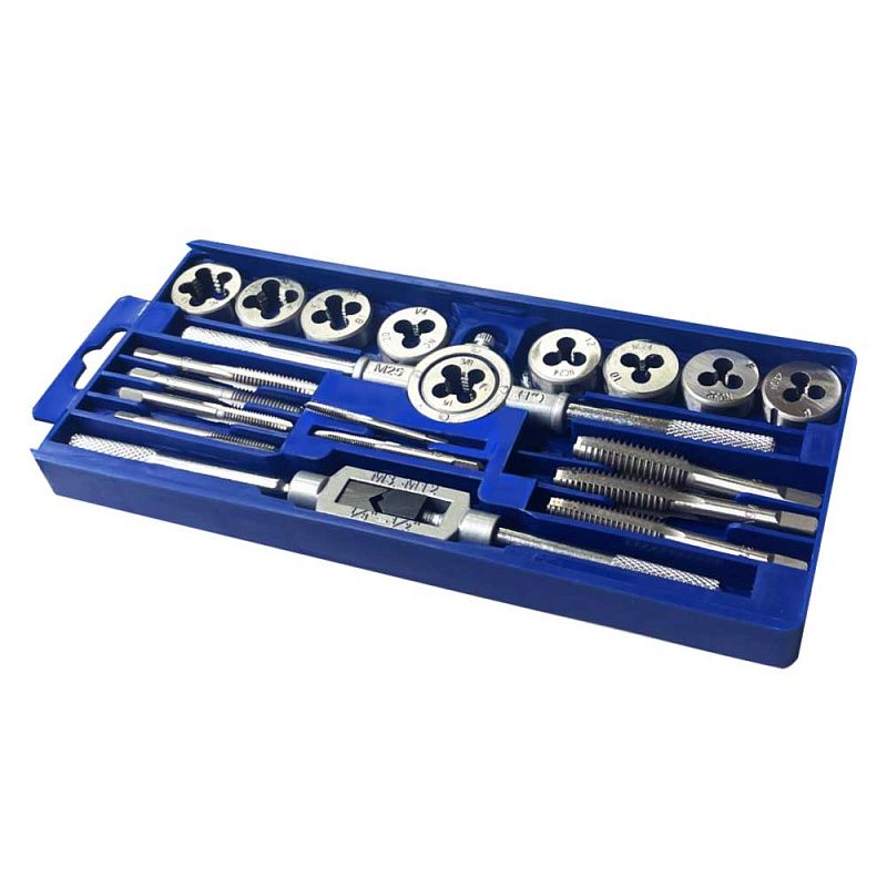 Набор метчиков и плашек 20 предметов (дюймовые) Horex HZ 31.1.020S