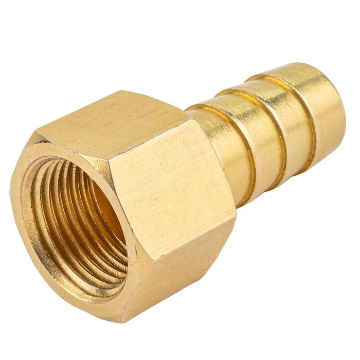 Переходник, внутр. резьба 3/8"-"елочка" 12 мм Forsage F-FFH06/08