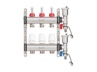 Коллекторная группа AVE136, 3 вых. AV Engineering AVE13600103