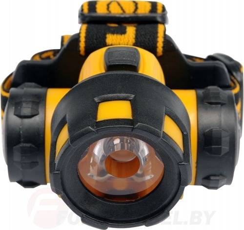 Фонарик налобный 1LED, 1W, 1.5V, 3хААА Vorel 88673