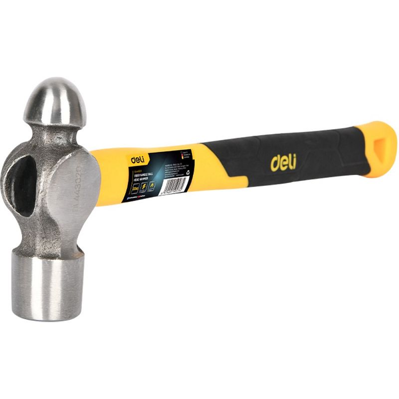 Молоток шаровой Deli YS EDL443020, 0,9 кг, фибергласовая рукоятка