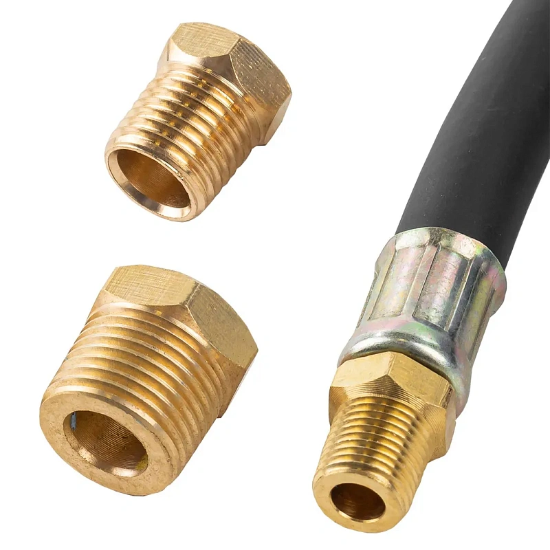 Тестер давления масла в наборе с резьбовыми адаптерами 3 пр., 0-7bar Forsage F-912G03