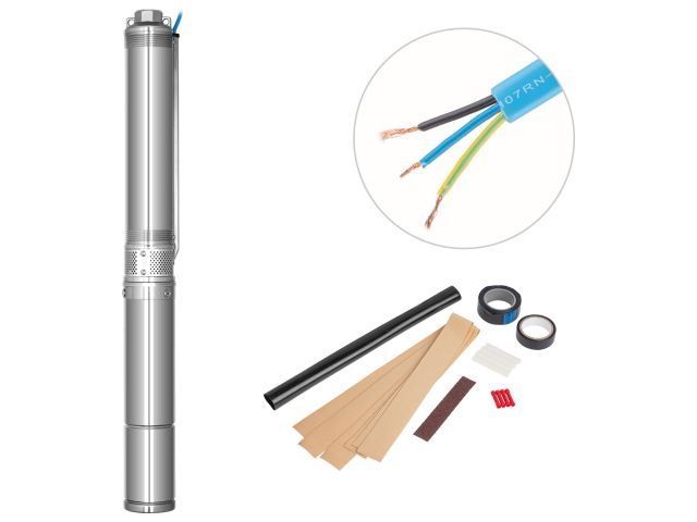 Насос скважинный центробежный AGELESS-3-2700/45-3/16-A, 550 Вт, 3,6 м3/ч, 64м, 3" / 7,62 см A&P AP01A11