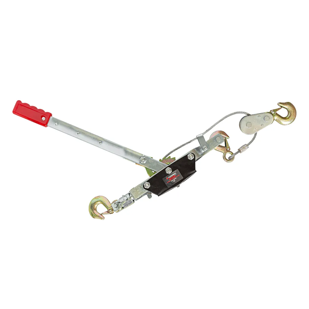 Лебедка рычажная тяговая 4 т, диаметр троса 6 мм, длина троса 1.75/3.5 м Forsage F-TRK8041