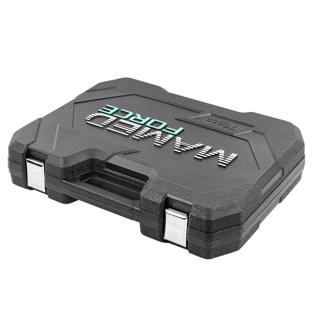 Набор инструментов PROFI 76 пр. 1/4"&1/2" 6-гр 4-32 мм MAMEDFORCE MF-4772-5