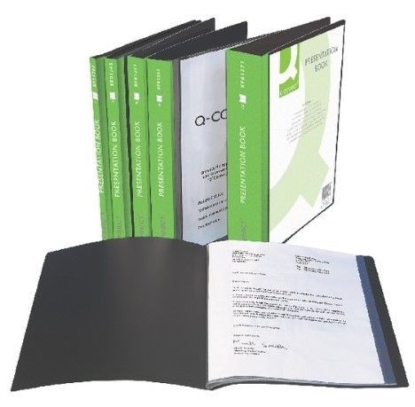 Папка с файлами "Q-Connect", 20 карманов, черный
