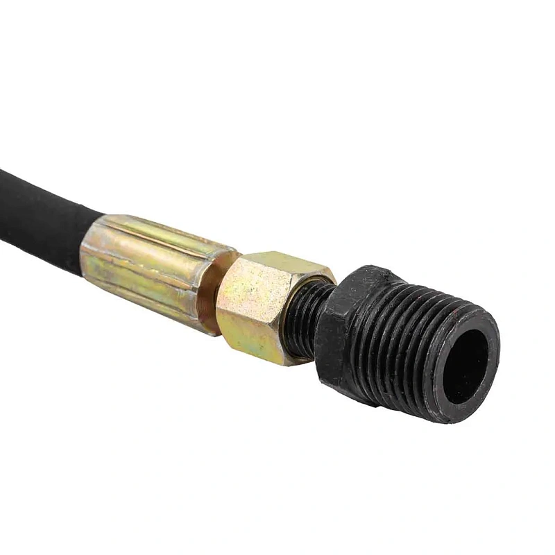 Насос ручной проверочный с манометром и шлангом 1 м 70Bar ForceKraft FK-HS-HP02