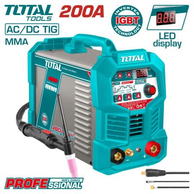 Инвертор сварочный аргонодуговой TOTAL TIGACDC20068