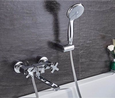 Смеситель для ванны, латунь, хром Ledeme L3184