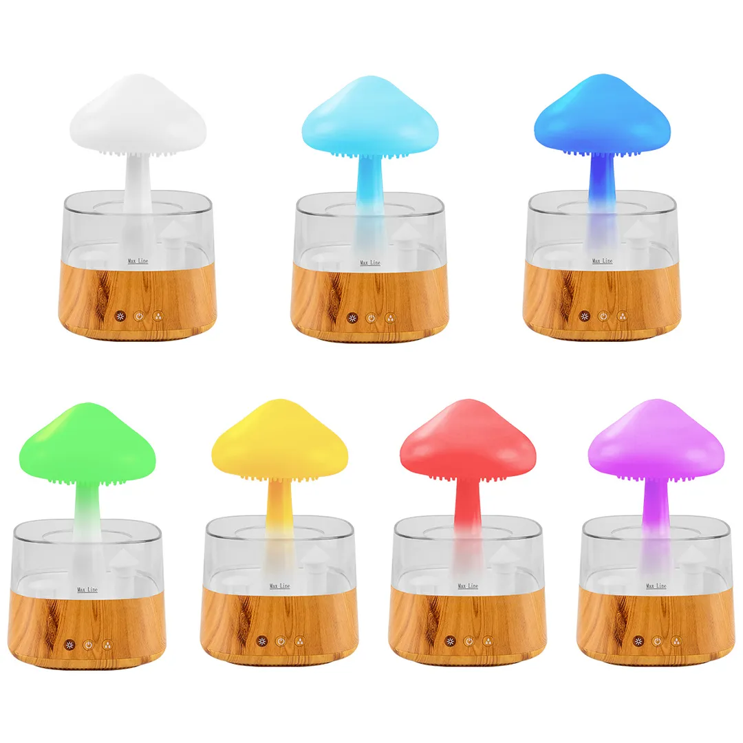 Светильник-увлажнитель воздуха ''Гриб'' EL15 CH08-2(wood)